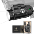 WARRIORLAND 500 Lumen White LED Tactical Light with Glock 17/19 Polymer Claw Holster Combo-Compact Rail Mounted Weapon Light,with Battery Included (MB2/Glock 17/19) - WARRIORLAND