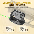 WARRIORLAND Pistol Light Laser Combo Fits Sig Sauer P365 Xmacro, Compact 150-Lumen Trigger & Rail Mounted Tactical Weapon Light, Green Laser & White LED Flashlight, Power Indicator, SLL-109G - WARRIORLAND