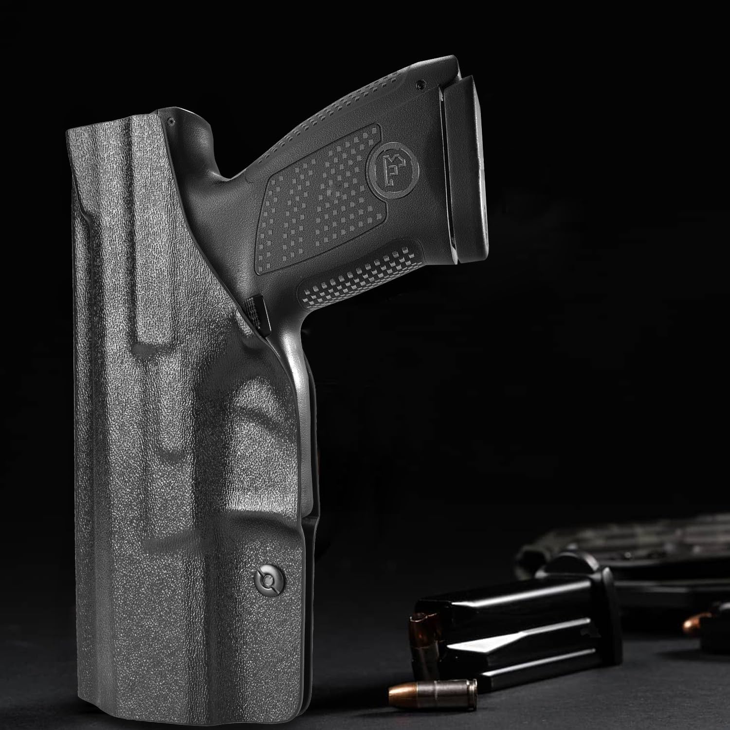 WARRIORLAND Concealed Carry Kydex Holster Fit for CZ P-10 C & CZ P-10 S, Inside Waistband IWB | Adjustable Cant | 'Posi-Click' Retention | Full Length Sweat Guard, Right Hand/Left Hand Option - WARRIORLAND