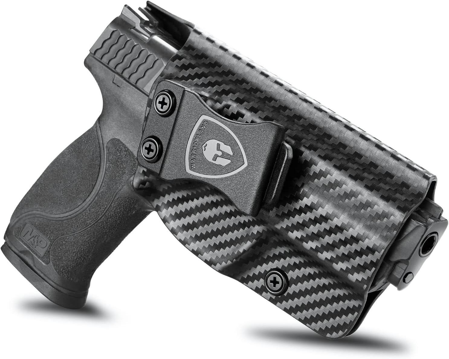 M&P 9mm/.40 Holster, IWB Kydex Holster Fit: S&W M&P 9/.40 Compact/Full Size, M&P 9/.40 M2.0 Full Size Pistol, Not Fit Shield, Inside Waistband Concealed Carry Holster, Adj. Cant & Posi-Click Retention - WARRIORLAND