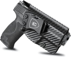 M&P 9mm/.40 Holster, IWB Kydex Holster Fit: S&W M&P 9/.40 Compact/Full Size, M&P 9/.40 M2.0 Full Size Pistol, Not Fit Shield, Inside Waistband Concealed Carry Holster, Adj. Cant & Posi-Click Retention - WARRIORLAND