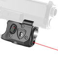 WARRIORLAND Pistol Light Laser Combo Fits Glock 17/19 Gen 3-5, Glock 22/23/31/32 Gen 3-4 & Glock 19X/44/45, Compact 150-Lumen Tactical Weapon Light with Red Laser & White LED Flashlight, SLL-104 - WARRIORLAND