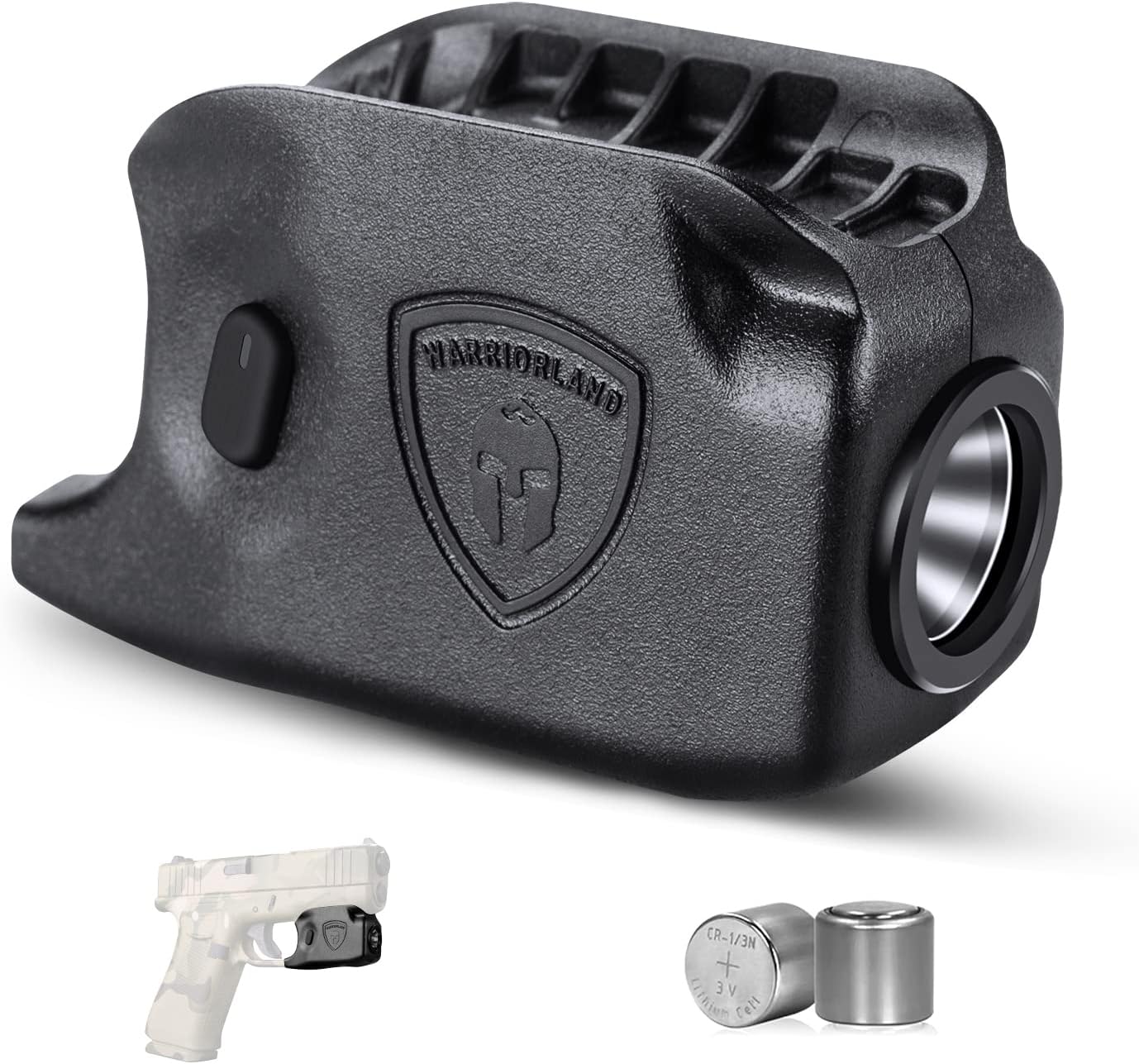 WARRIORLAND Mini Gun Light Compatible with Glock 42 / G43 / G43X (Not Fit G43X MOS) / G48(Not Fit G48 MOS), 150 Lumens G42/43/43X/48 Handgun Light, LED Tactical Light G42/43/48 SL-1 - WARRIORLAND