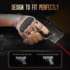 WARRIORLAND Red Laser Sight Fit S&W M&P Shield 9mm/.40 with Kydex Holster, First Red Beam Sight with Power Indicator, M&P Sheld .40 Laser with IWB Holster Right Hand, WLS-102 w/MP Shield Holster - WARRIORLAND
