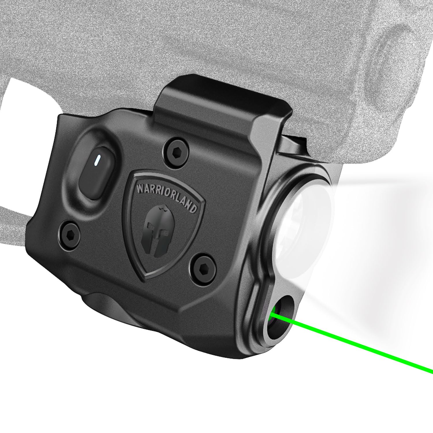 WARRIORLAND Pistol Light Laser Combo Fits Taurus G2C /G3C /Millennium PT111 G2 / PT140 G2/Taurus G3, Compact 150-Lumen Trigger & Rail Mounted Tactical Weapon Light, Green Laser & White LED Flashlight, SLL-101G - WARRIORLAND