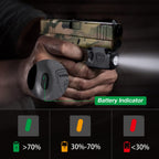 WARRIORLAND Mini Gun Light Compatible with Glock 42 / G43 / G43X (Not Fit G43X MOS) / G48(Not Fit G48 MOS), 150 Lumens G42/43/43X/48 Handgun Light, LED Tactical Light G42/43/48 SL-1 - WARRIORLAND