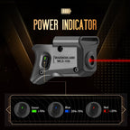 WARRIORLAND Red Laser Sight Fit Smith & Wesson M&P 9mm Shield EZ & M&P 380 Shield EZ, First Red Beam Sight with Power Indicator, S&W M&P Shield 9mm EZ Laser with Ambidextrous On/Off Switch, WLS-159 - WARRIORLAND