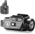 WARRIORLAND MA2 Pistol Light with Holster Fit for Smith & Wesson M&P Shield 9mm EZ Barrel, 800-lumen LED Weapon Light Pistol Flashlight & Right-Hand IWB Holster, Rechargeable | Screen Power Indicator - WARRIORLAND