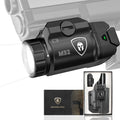 WARRIORLAND 500 Lumen White LED Tactical Light with P320 M18 Holster Combo - Compact Rail Mounted Pistol Weapon Flashlight with Power Indicator / 3 Light Modes (MB2/P320m18) - WARRIORLAND