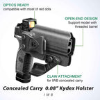 WARRIORLAND IWB Kydex Holster, Fit FN Reflex Adj. Cant & Retention | w/Optic Cut & Claw Options