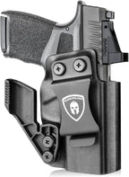 WARRIORLAND Hellcat Pro Kydex Holster with 1.75" Metal Clip for IWB Concealed Carry, Optics Cut, Adjustable Retention - WARRIORLAND
