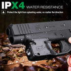 WARRIORLAND Mini Gun Light with Kydex Holster Tailored Made: G48 (Not Fit G48 MOS with Rail) Pistol, 150 Lumens G48 Handgun Light, LED Tactical Flashlight SL-1 Pistol Light