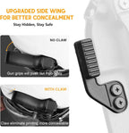 Canik TP9SF / TP9DA IWB Kydex Holster Optic Cut – with Concealment Claw, Adjustable Cant & Audible Click Retention, Inside Waistband Concealed Carry, Right Hand – WARRIORLAND