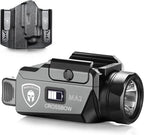 WARRIORLAND Kydex OWB Holster (Only) Fit Glock 17/19 & 800 Lumens MA2 Light - WARRIORLAND