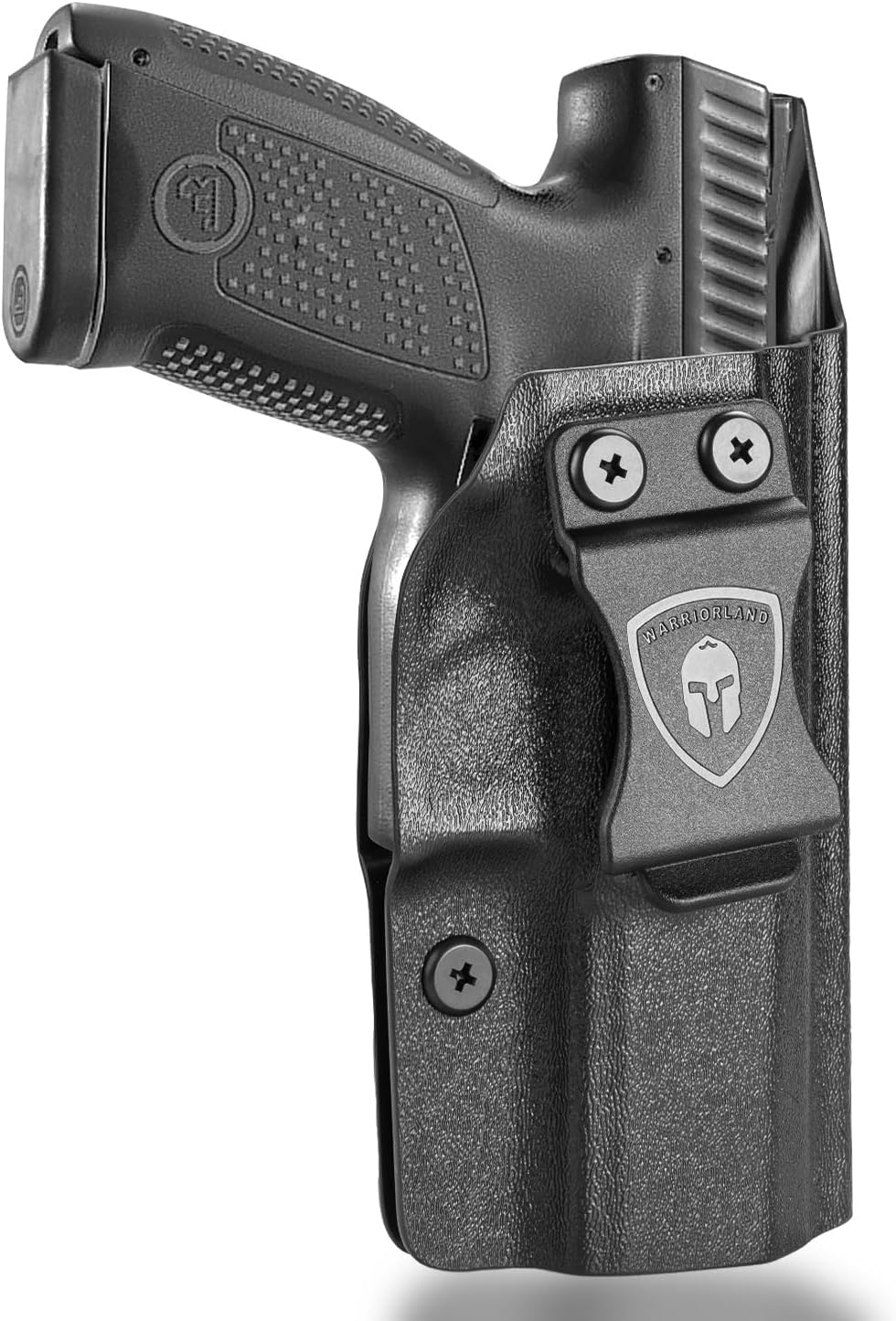 WARRIORLAND Concealed Carry Kydex Holster Fit for CZ P-10 C & CZ P-10 S, Inside Waistband IWB | Adjustable Cant | 'Posi-Click' Retention | Full Length Sweat Guard, Right Hand/Left Hand Option - WARRIORLAND