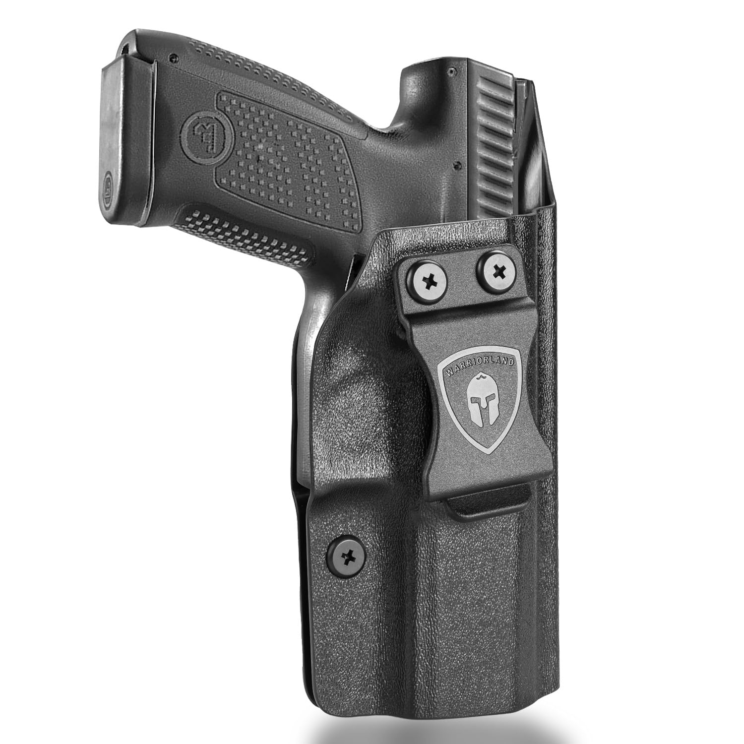 WARRIORLAND Concealed Carry Kydex Holster Fit for CZ P-10 C & CZ P-10 S, Inside Waistband IWB | Adjustable Cant | 'Posi-Click' Retention | Full Length Sweat Guard, Right Hand/Left Hand Option - WARRIORLAND