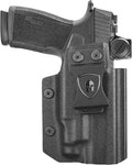 WARRIORLAND IWB Kydex Holster for Sig P365-XMACRO with TLR-7 X Sub or TLR-7 HL-X Sub, Light-Bearing Design, Optics Cut, Adjustable Cant & Posi-Click Retention, Right Hand Draw - WARRIORLAND