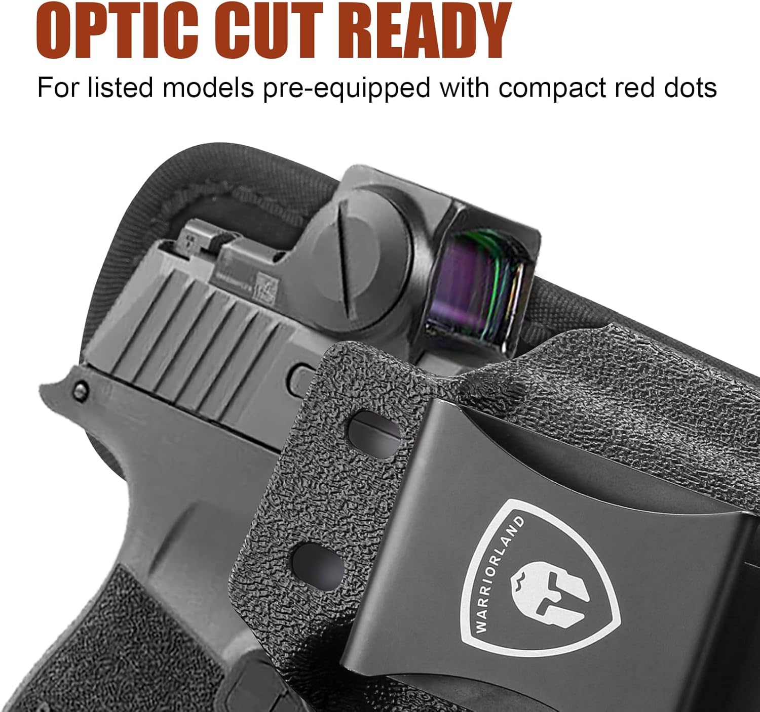 Sig P365 / P365X / P365 XL IWB Hybrid Holster - Optic Ready, Appendix Concealed Carry, Adj. Height/Cant/Retention, Ultimate Comfort, Right Hand - WARRIORLAND