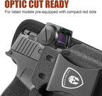 Sig P365 / P365X / P365 XL IWB Hybrid Holster - Optic Ready, Appendix Concealed Carry, Adj. Height/Cant/Retention, Ultimate Comfort, Right Hand - WARRIORLAND