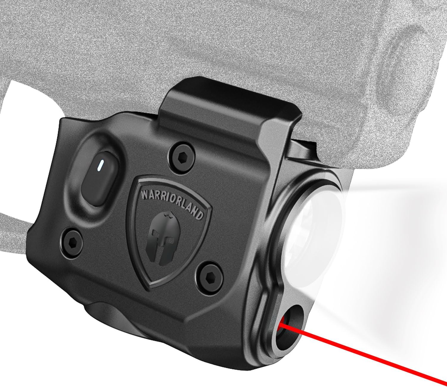 WARRIORLAND Pistol Light Laser Combo Fits Taurus G2C /G3C /Millennium PT111 G2 / PT140 G2/Taurus G3, Compact 150-Lumen Trigger & Rail Mounted Tactical Weapon Light with Red Laser & White LED Flashlight, SLL-101 - WARRIORLAND
