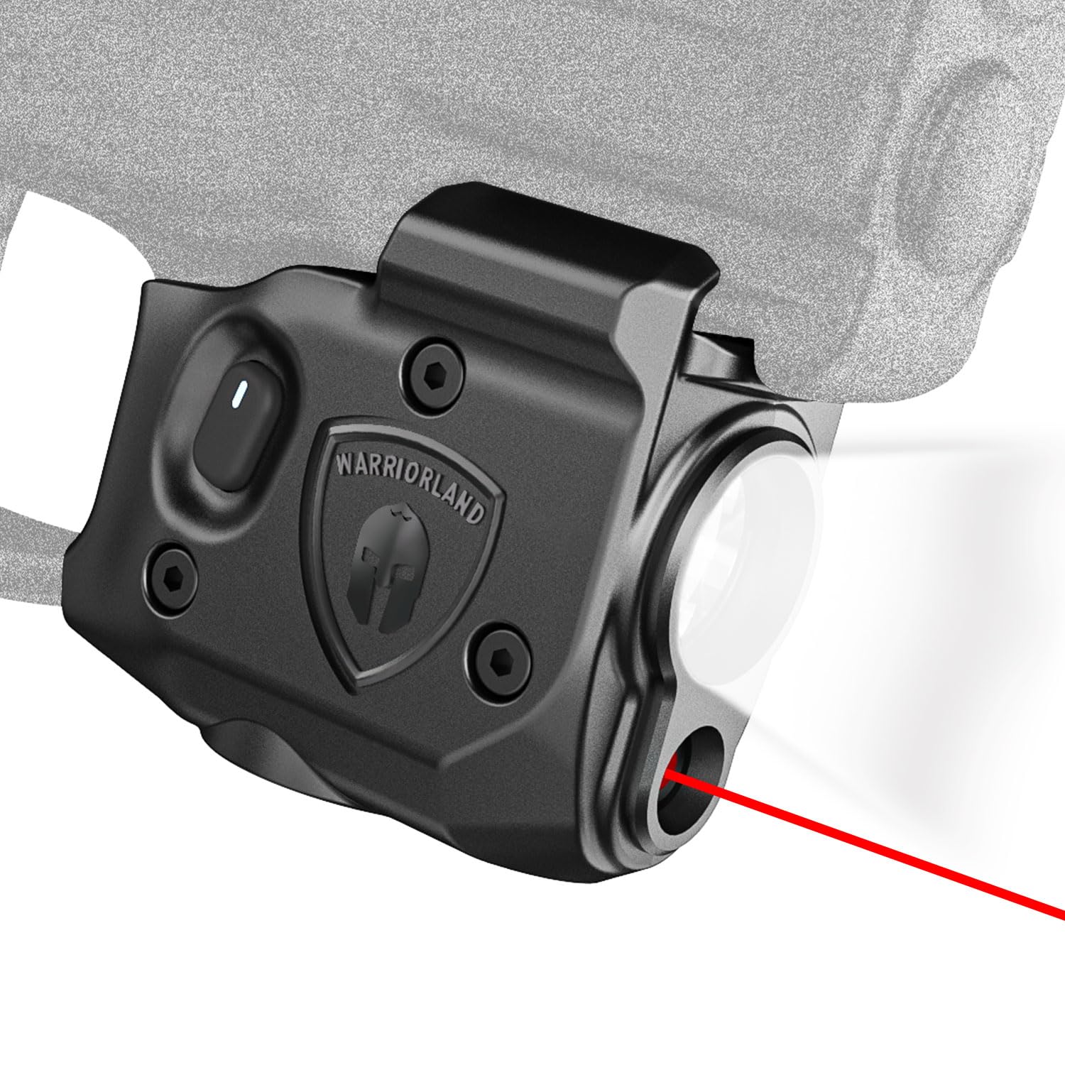 WARRIORLAND Pistol Light Laser Combo Fits Taurus G2C /G3C /Millennium PT111 G2 / PT140 G2/Taurus G3, Compact 150-Lumen Trigger & Rail Mounted Tactical Weapon Light with Red Laser & White LED Flashlight, SLL-101 - WARRIORLAND