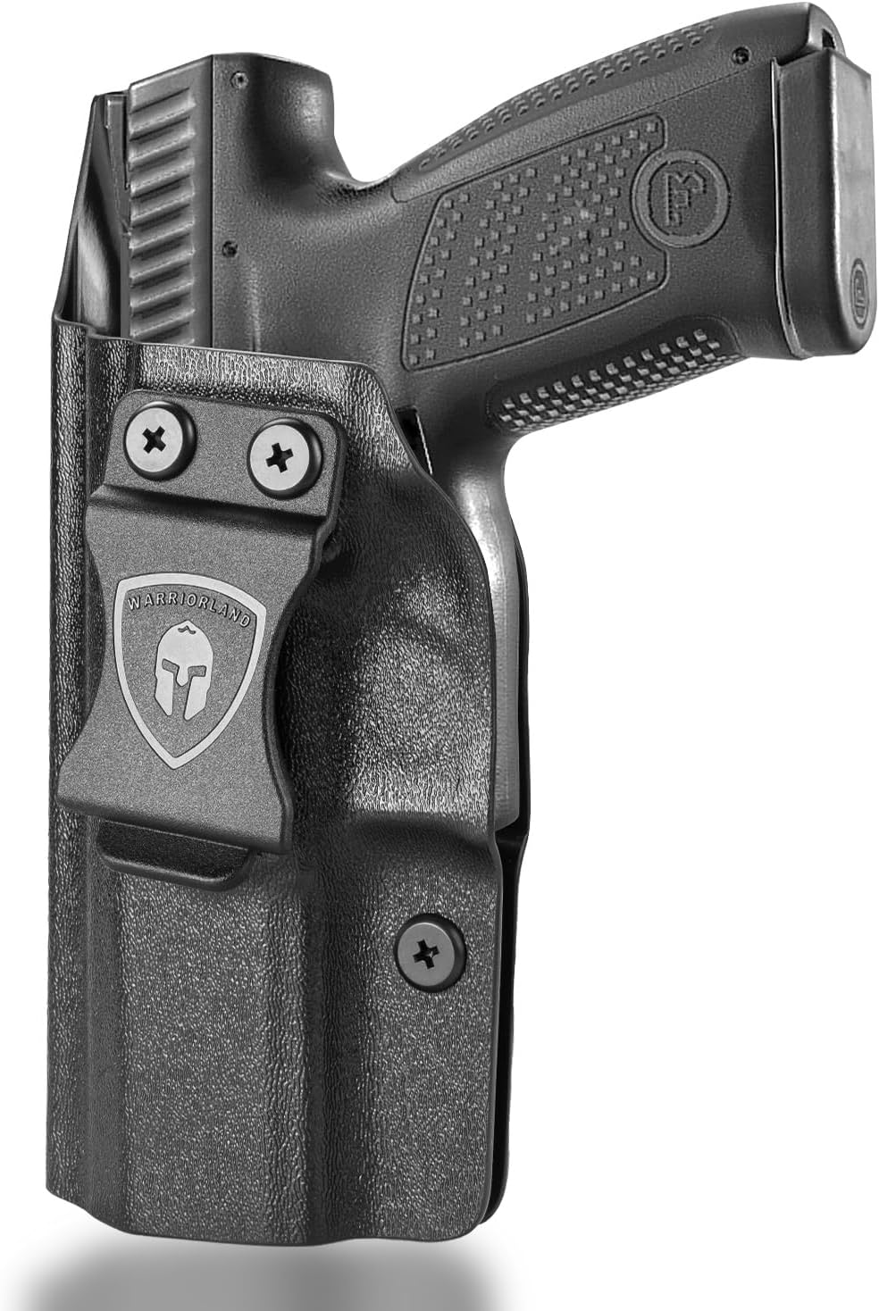 WARRIORLAND Concealed Carry Kydex Holster Fit for CZ P-10 C & CZ P-10 S, Inside Waistband IWB | Adjustable Cant | 'Posi-Click' Retention | Full Length Sweat Guard, Right Hand/Left Hand Option - WARRIORLAND