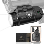 WARRIORLAND 500 Lumen White LED Tactical Light with M&P 9mm Shield EZ IWB Kydex Holster Combo-Compact Rail Mounted Weapon Light,with Battery Included (MB2/MPS9EZ) - WARRIORLAND