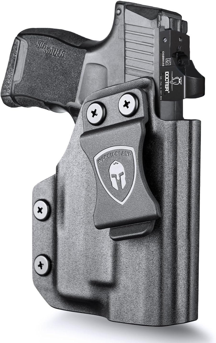 WARRIORLAND IWB Kydex Holster Compatible with Sig Sauer P365/P365X/P365 SAS/P365XL w/TLR-6/6 HL / 6 HL G, Inside Waistband Concealed Carry, Adj. Cant & Retention, Optic Cut,Right Hand - WARRIORLAND