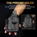 WARRIORLAND MB1 500 Lumens Portable Universal Rail Mounted Weapon Light - Red Laser & White LED Combo with Taurus G2C/G3C Claw Holster - Three Operation Modes & Power Indicator MB1w/G2C - WARRIORLAND