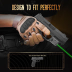 WARRIORLAND Trigger Laser Sight Tailored Fit P365X Macro Green Beam Sight, Gun Sight with Ambidextrous On/Off Switch & Power Indicator, WLS-109G - WARRIORLAND