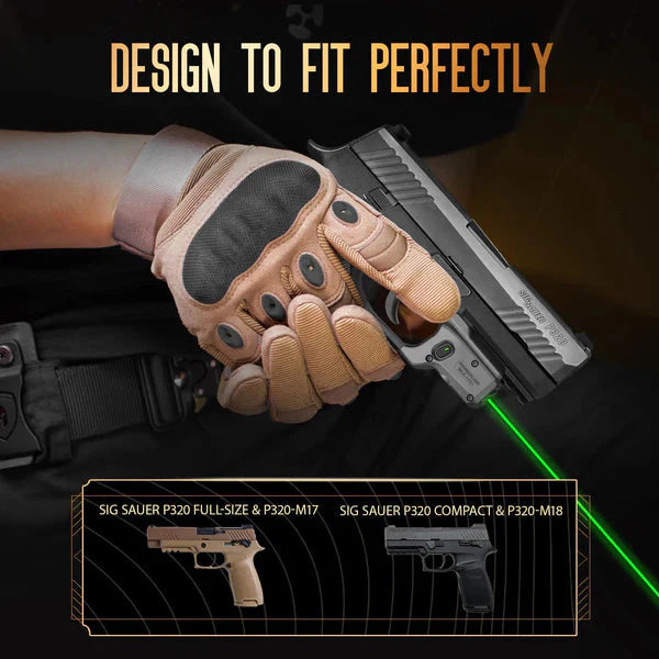 WARRIORLAND Holster (Only), Fit for P320 Compact & M18 & Full-Size & M17 & WLS-112G - Right-Hand IWB Concealed Carry Kydex Holster - WARRIORLAND