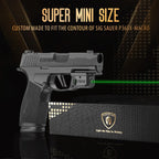 WARRIORLAND Green Laser Light and Holster Fit for Sig P365X-Macro - Compact Lightweight Trigger Laser with Battery Indicator, Includes Custom Right-Hand IWB Concealed Carry Kydex Holster, WLS-109G-HW1 - WARRIORLAND