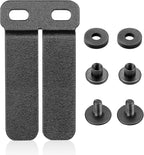 WARRIORLAND IWB & OWB Gun Holster Belt Clip, 1.5/1.75 Inch Adjustable, with Metal Washers, Screws, Slotted Binding Posts – Fits Holsters & Knife Sheaths 1 Pack - WARRIORLAND