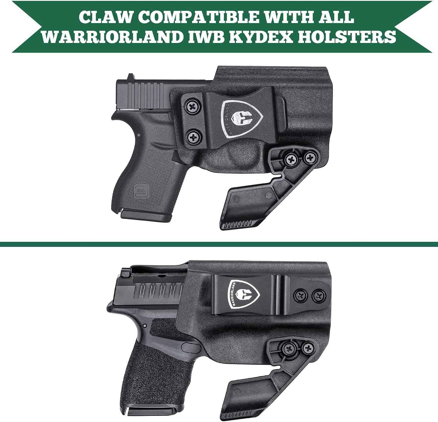 Claw Kit Concealed Carry Wing Only For Warriorland Metal Belt Clip IWB Holsters