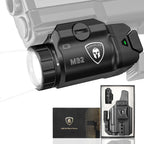 WARRIORLAND 500 Lumen White LED Tactical Light with Taurus G2C/G3C/PT111 G2/PT140 Polymer Claw Holster Combo-Compact Rail Mounted Weapon Light,with Battery Included (MB2/G2C) - WARRIORLAND