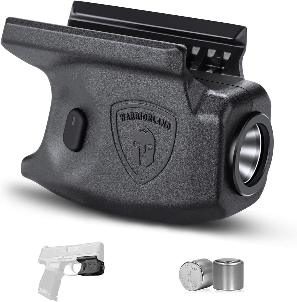 WARRIORLAND Mini Gun Light Compatible with Sig Sauer P365 / P365X / P365 XL Pistol, 150 Lumens Sig P365 Handgun Light, Rail Mount LED Tactical Flashlight P365 SL-1 - WARRIORLAND