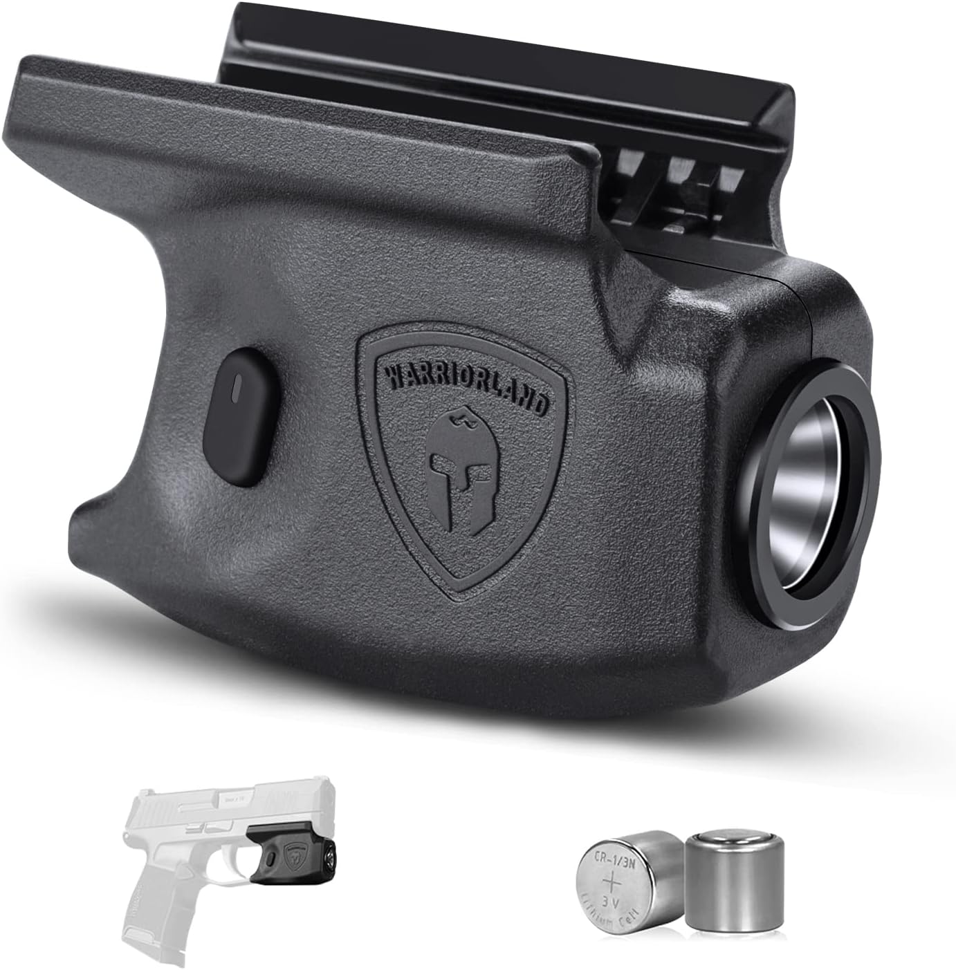 WARRIORLAND Mini Gun Light Compatible with Sig Sauer P365 / P365X / P365 XL Pistol, 150 Lumens Sig P365 Handgun Light, Rail Mount LED Tactical Flashlight P365 SL-1 - WARRIORLAND