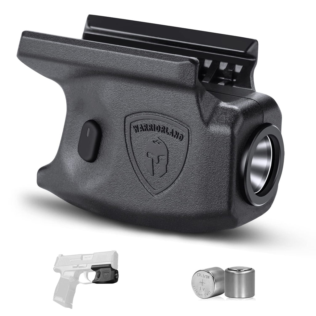 WARRIORLAND Mini Gun Light Compatible with Sig Sauer P365 / P365X / P365 XL Pistol, 150 Lumens Sig P365 Handgun Light, Rail Mount LED Tactical Flashlight P365 SL-1 - WARRIORLAND