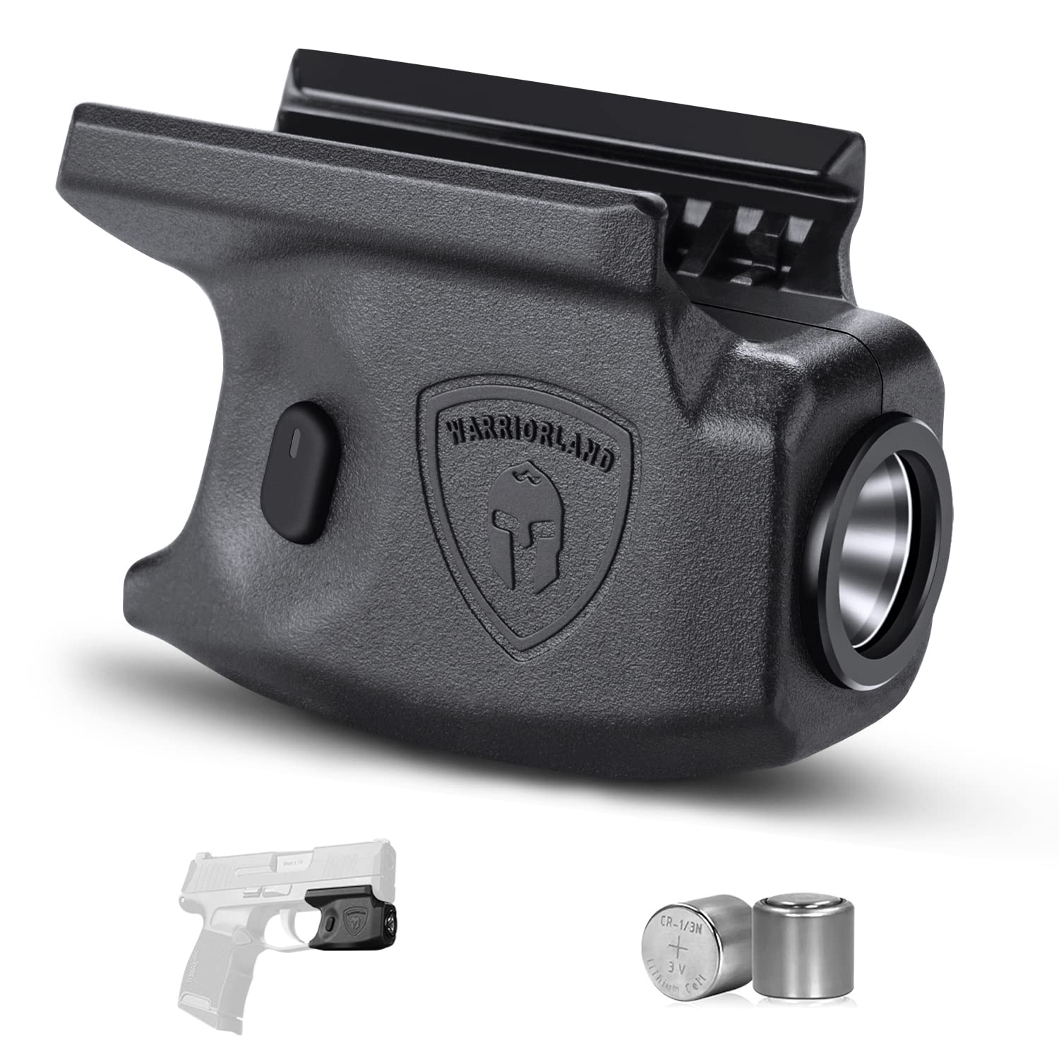 WARRIORLAND Mini Gun Light Compatible with Sig Sauer P365 / P365X / P365 XL Pistol, 150 Lumens Sig P365 Handgun Light, Rail Mount LED Tactical Flashlight P365 SL-1 - WARRIORLAND