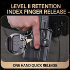 WARRIORLAND P365 TLR-6 OWB Holster Index Finger Release Fit Sig Sauer P365 Nitron Micro-Compact/P365 SAS with Streamlight TLR-6/TLR-6HL/TLR-6HL, 360 Degree Adj. Belt Clip Fit 1.5-2.25 Inch Belt, Right Hand - WARRIORLAND