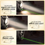WARRIORLAND Pistol Light Laser Combo Fits Taurus G2C /G3C /Millennium PT111 G2 / PT140 G2/Taurus G3, Compact 150-Lumen Trigger & Rail Mounted Tactical Weapon Light, Green Laser & White LED Flashlight, SLL-101G - WARRIORLAND