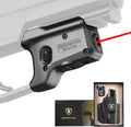 WARRIORLAND Red Laser Light and Holster Combo, Fit for P320 Compact & M18 & Full-Size & M17 - Compac Trigger Laser with Battery Indicator, Right-Hand IWB Concealed Carry Kydex Holster, WLS-112-HW1 - WARRIORLAND
