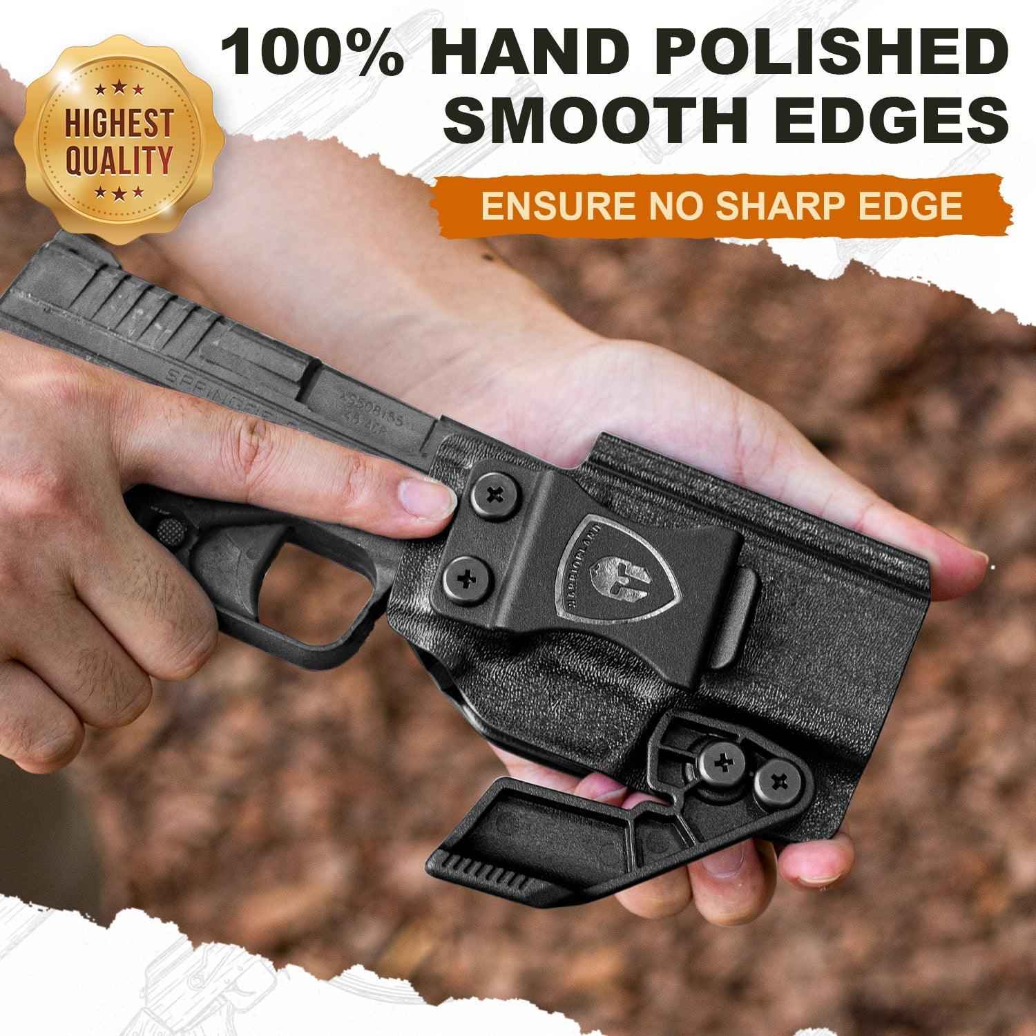Springfield XD-S 3.3'' Holster IWB KYDEX Holster with Claw Optics Cut for Springfield XDS 3.3/XD-S MOD.2