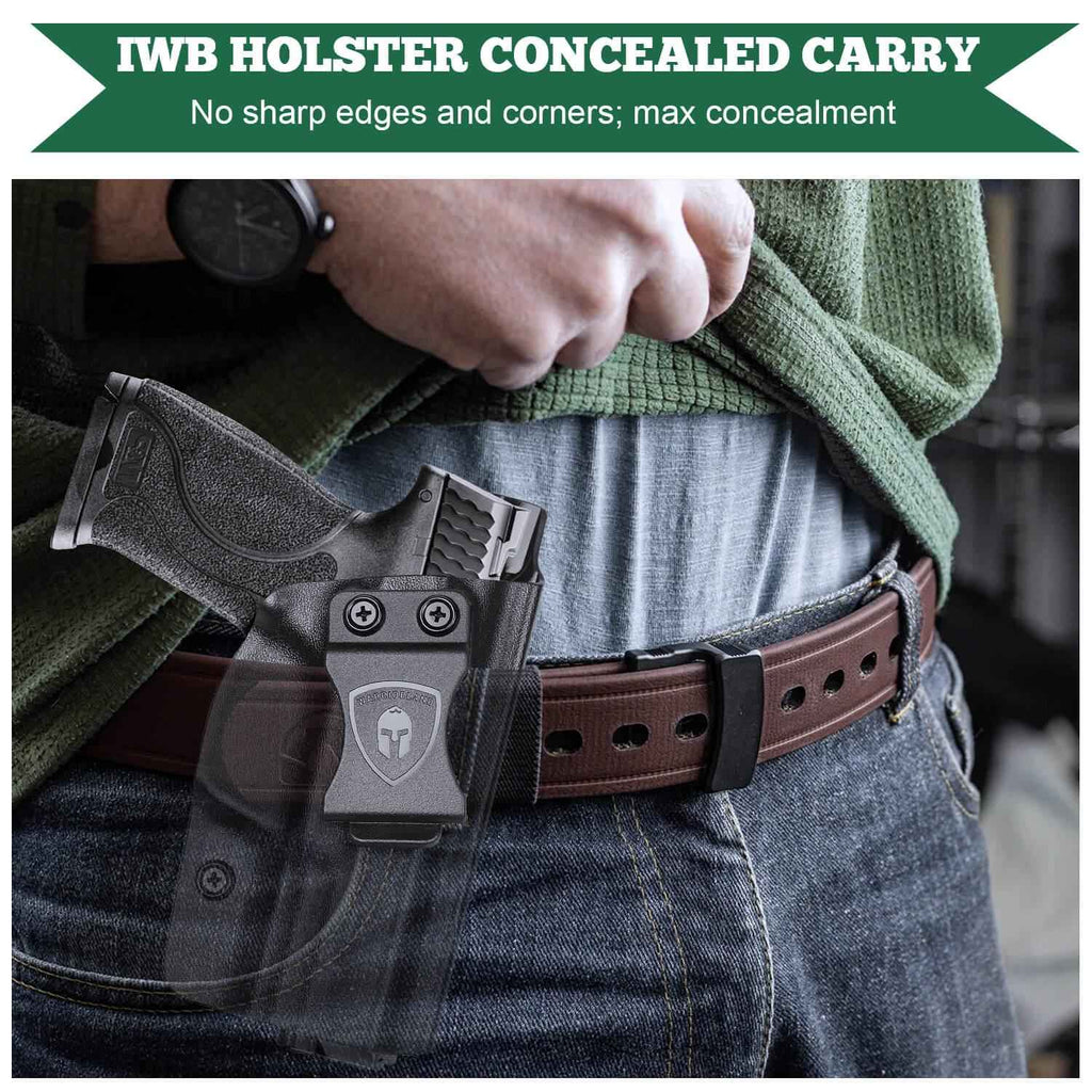 Kydex IWB Holster for Smith and Wesson M&P / M&P M2.0 / 9/.40 / Compact/Full Size Concealed Carry Right/ Left Handed | WARRIORLAND
