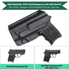 Kydex IWB Holster for Smith & Wesson S&W M&P Bodyguard 380 Integrated Laser Concealed Carry Right/ Left Handed | WARRIORLAND
