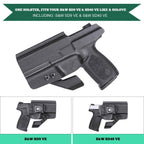 Smith & Wesson SD9 SD40 VE Inside Waistband Concealed Carry Holster with Claw Holsters for Fat Guys | WARRIORLAND