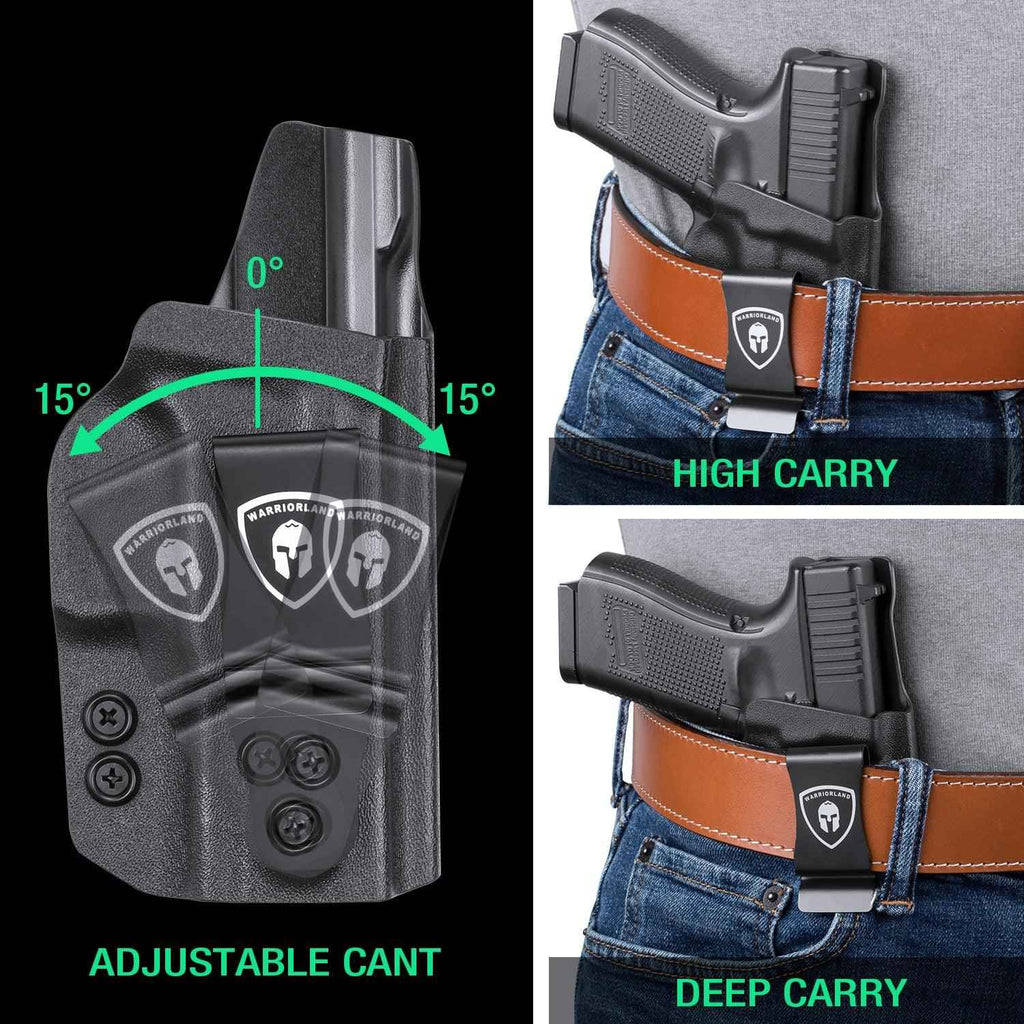 IWB Kydex Holster for Sig Sauer P365 SAS P365X P365XL 9mm Pistol Adjustable Ride Height Metal Belt Clip | WARRIORLAND