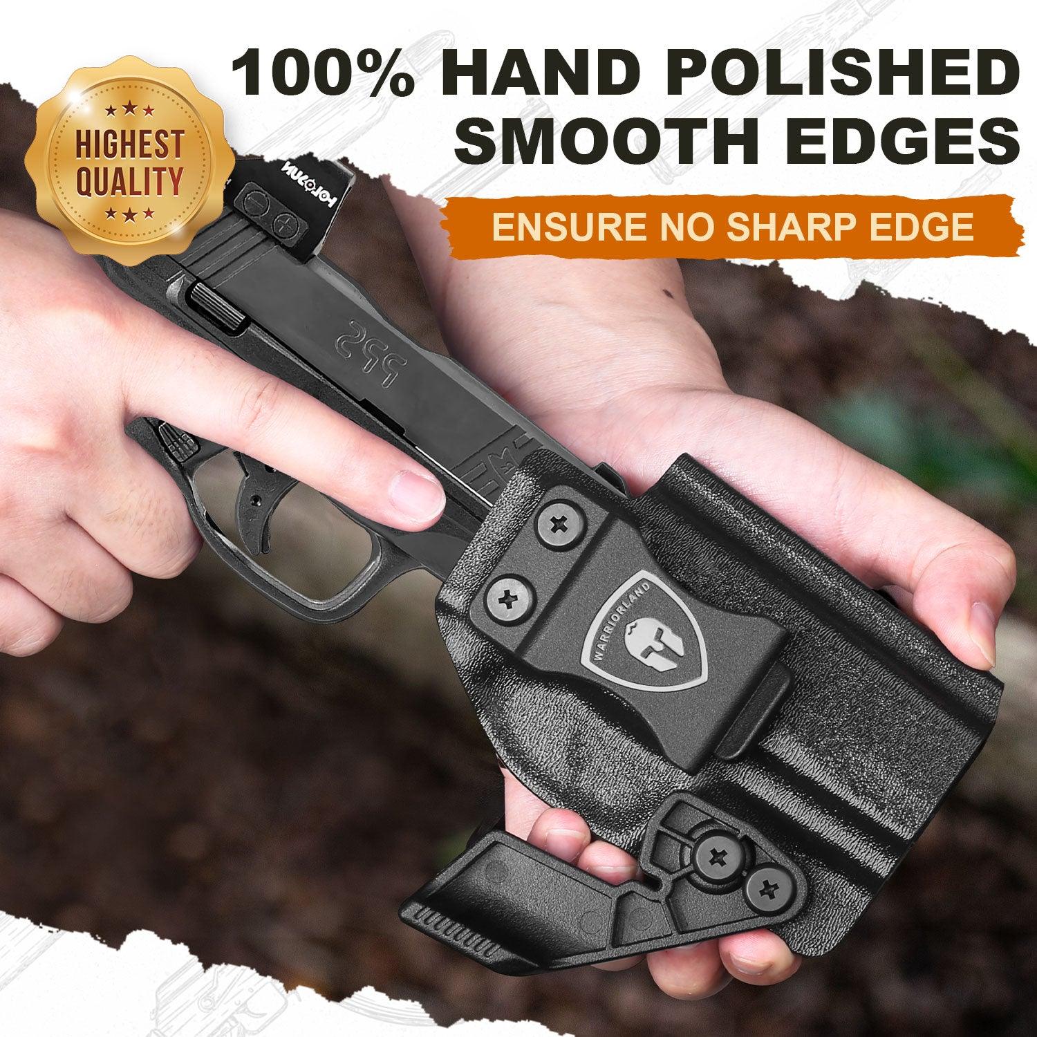 Walther PPS M2 Holster IWB Kydex Holster w/Claw & Optics Cut: Walther PPS M2 Pistol, Inside Waistband Appendix Carry PPS M2 Holster, Adj. Retention & Cant, Right Hand|WARRIORLAND - WARRIORLAND