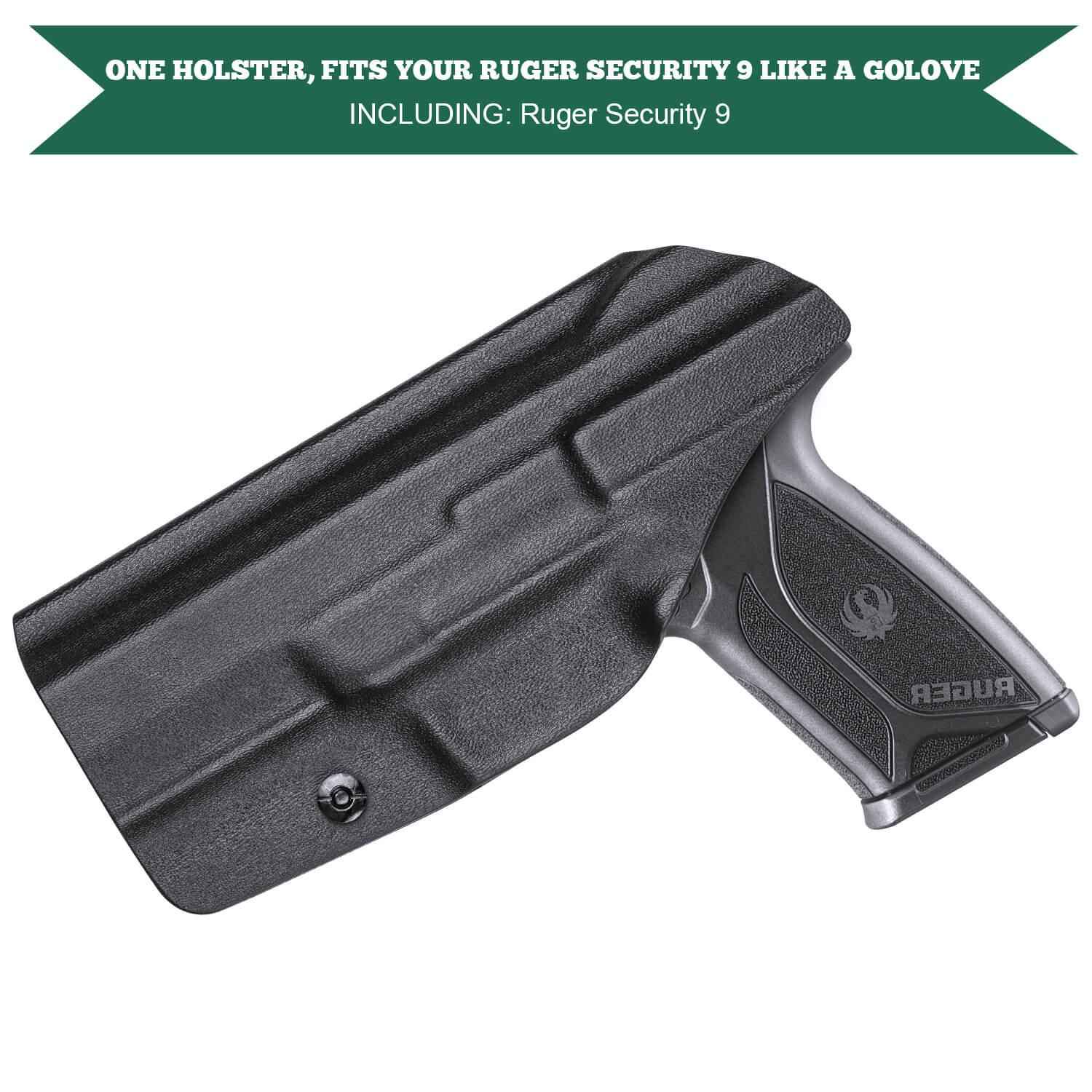 Ruger Security 9mm Compact Holster KYDEX IWB Right/ Left Handed | WARRIORLAND