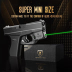 Green Laser Sight Tailored Fit G42 / G43 / G43X / G48, Ultra Compact G43 Beam Sight, Gun Sight with Ambidextrous On/Off Switch & Power Indicator, WLS-105G|WARRIORLAND - WARRIORLAND